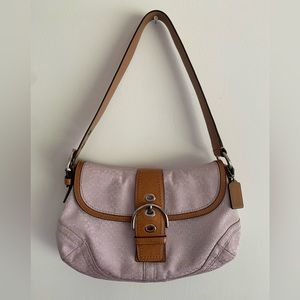 Vintage Coach lavender soho shoulder bag